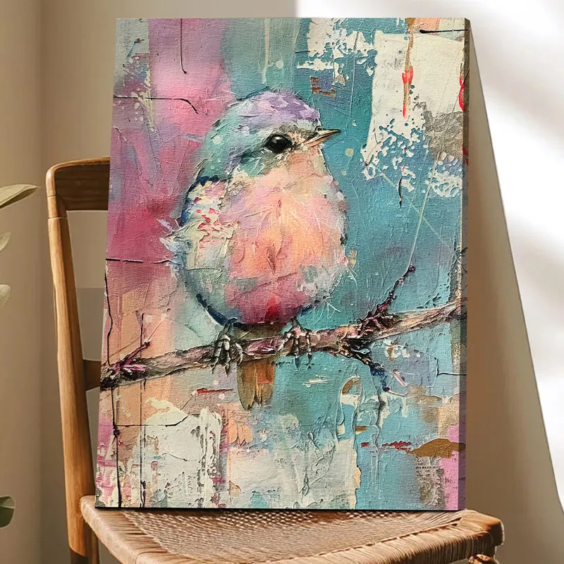 Whimiscal Bird II Canvas Wall Art media 4