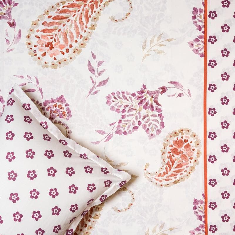 Paisley LaLa Land Bedsheet - Purple & Red media 3