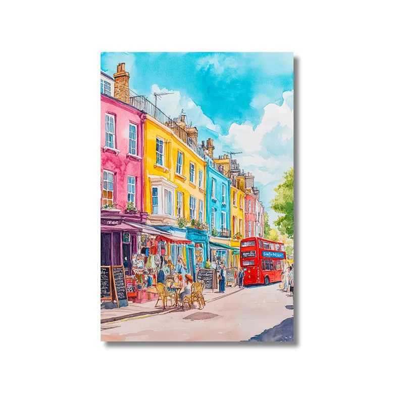City Of Colours Canvas Wall Painting media 5