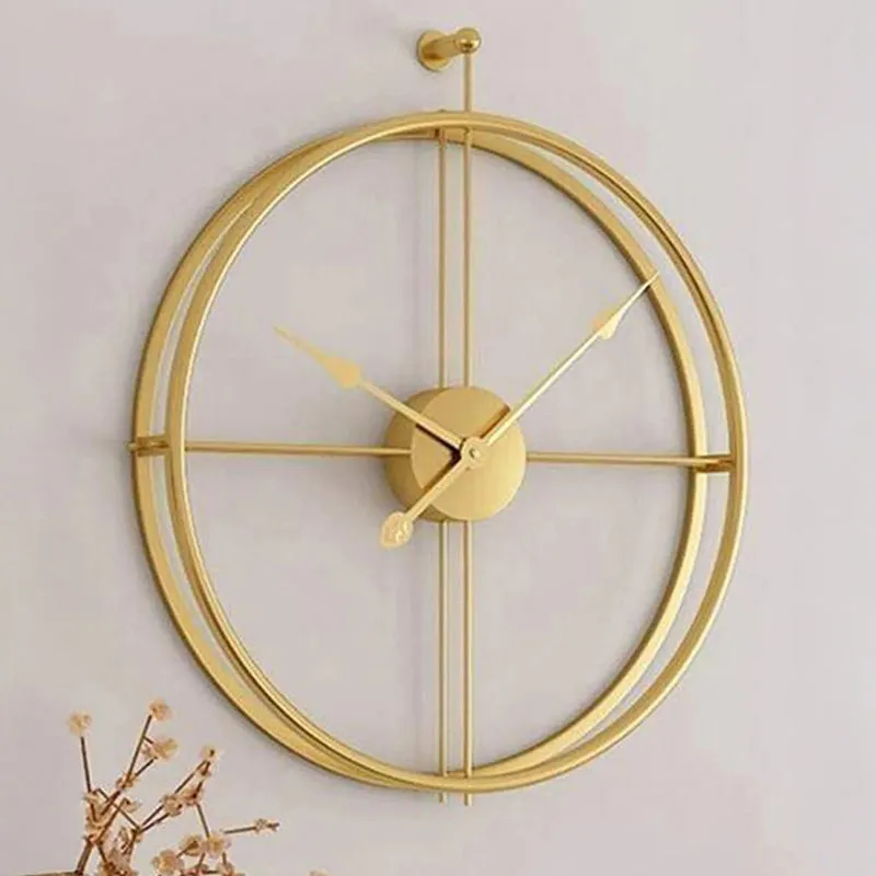 Aurum Lumire Metal Analog Wall clock media 1