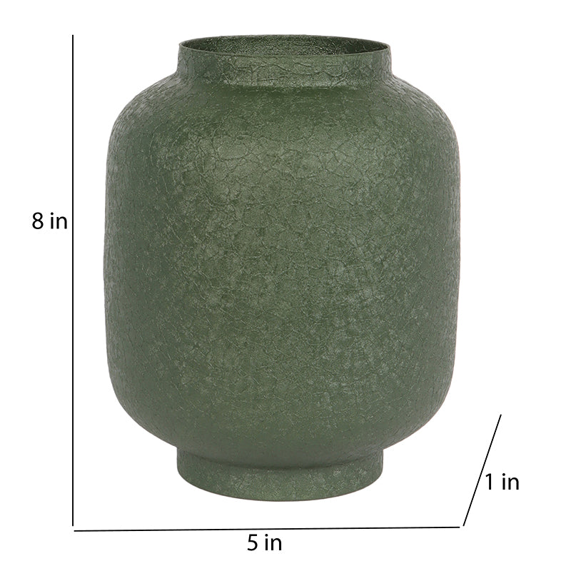 Laure Iron Vase (Green) - Set Of Two media 7