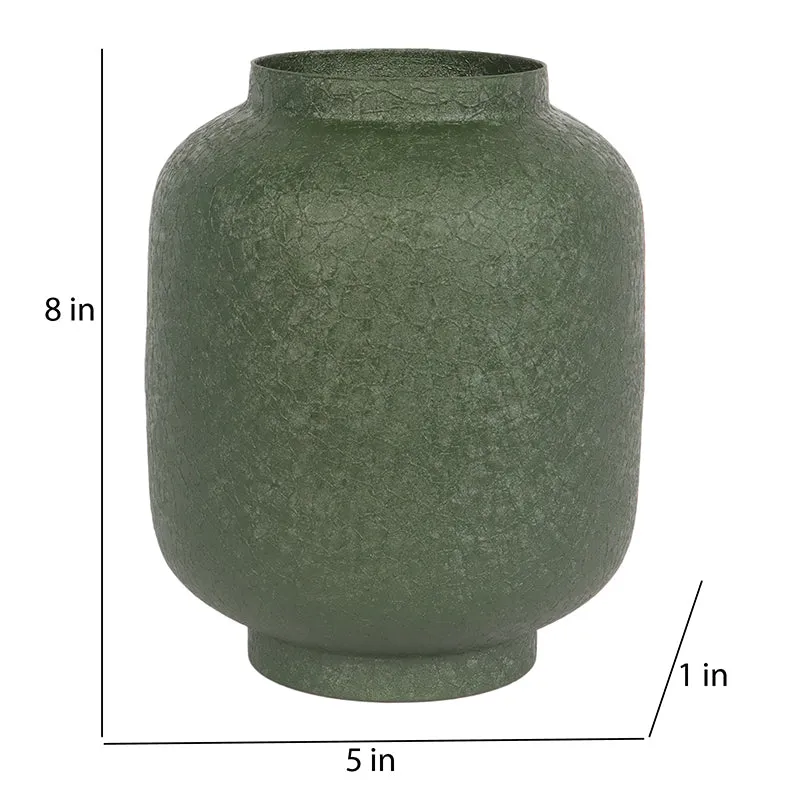 Laure Iron Vase (Green) - Set Of Two media 7