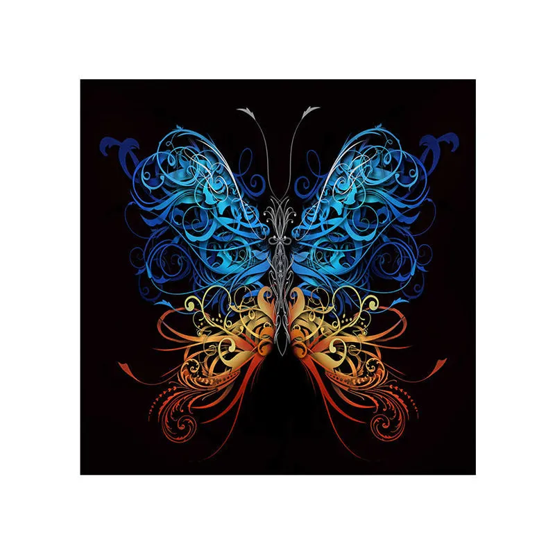 Vibrant Butterfly Wall Painting media 5