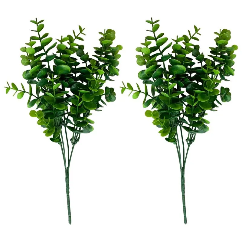 Lush Eucalyptus Artificial Stems - Set Of Two media 9