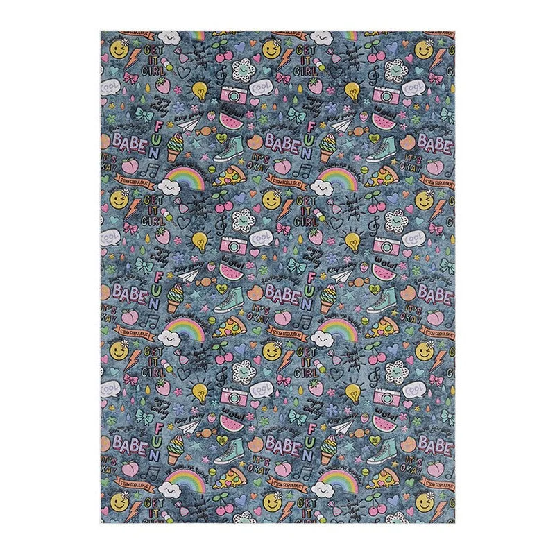 Nuvra Rainbow Anti-Skid Carpet media 1