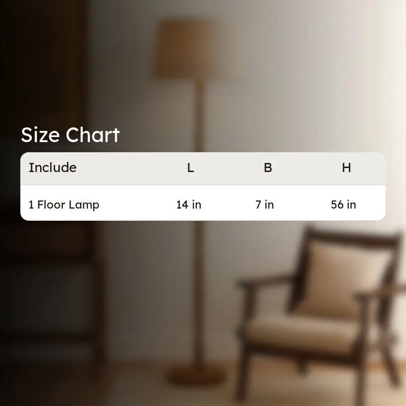 Elfin Neo Wooden Floor Lamp - Beige media 8