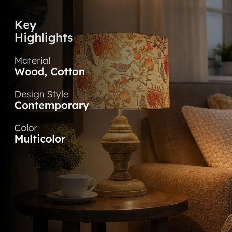 AviaryNest Wooden Table Lamp media 2
