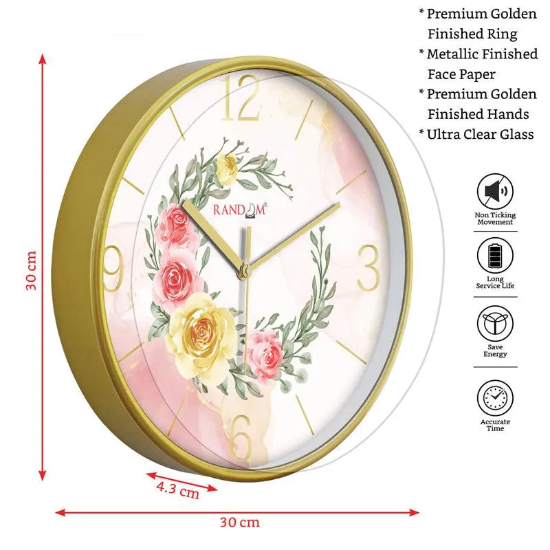 Driel Floral Wall Clock media 4