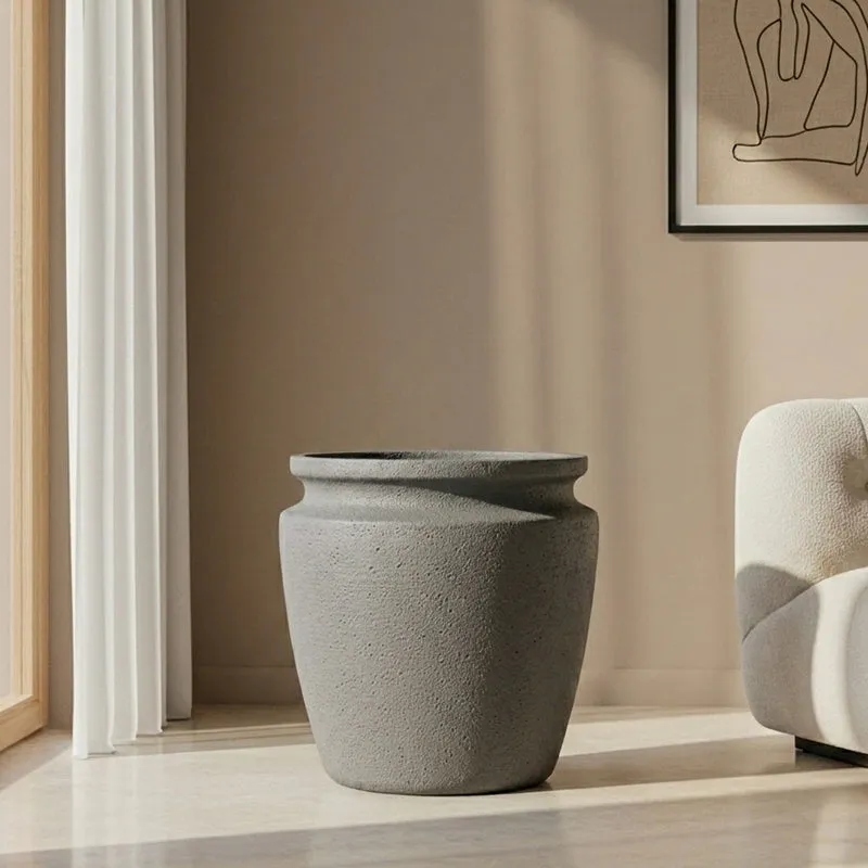 Elune Floor Planter - Grey media 3