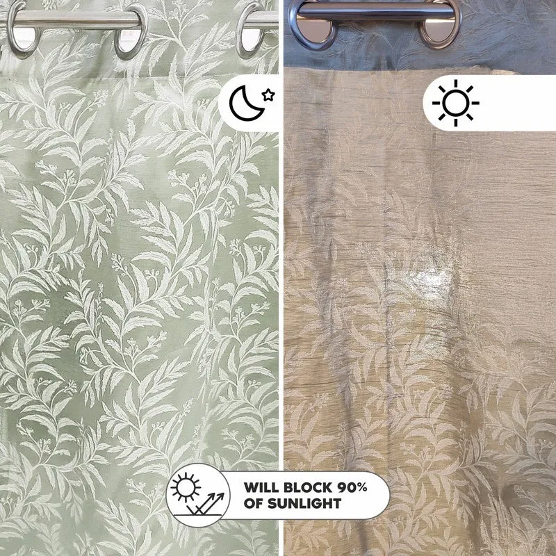 Ivora Solid Curtains - Set Of Two media 7