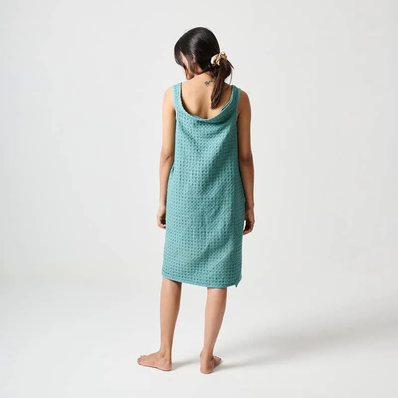 Glory Hug Cotton Bathwrap - Turquoise media 4