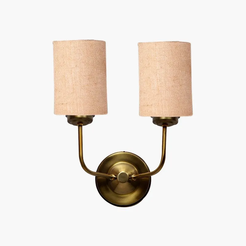 Lumoire Duo Metal Wall Lamp - Gold,Beige media 5