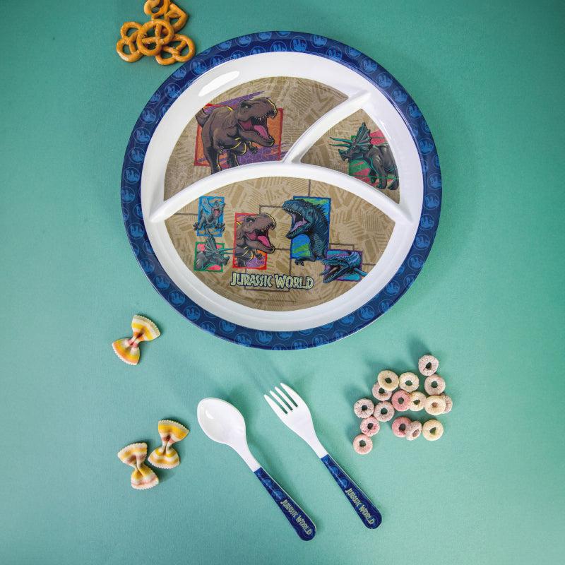 Servewell Dino Adventure Kids Dining Set - Five Piece Set