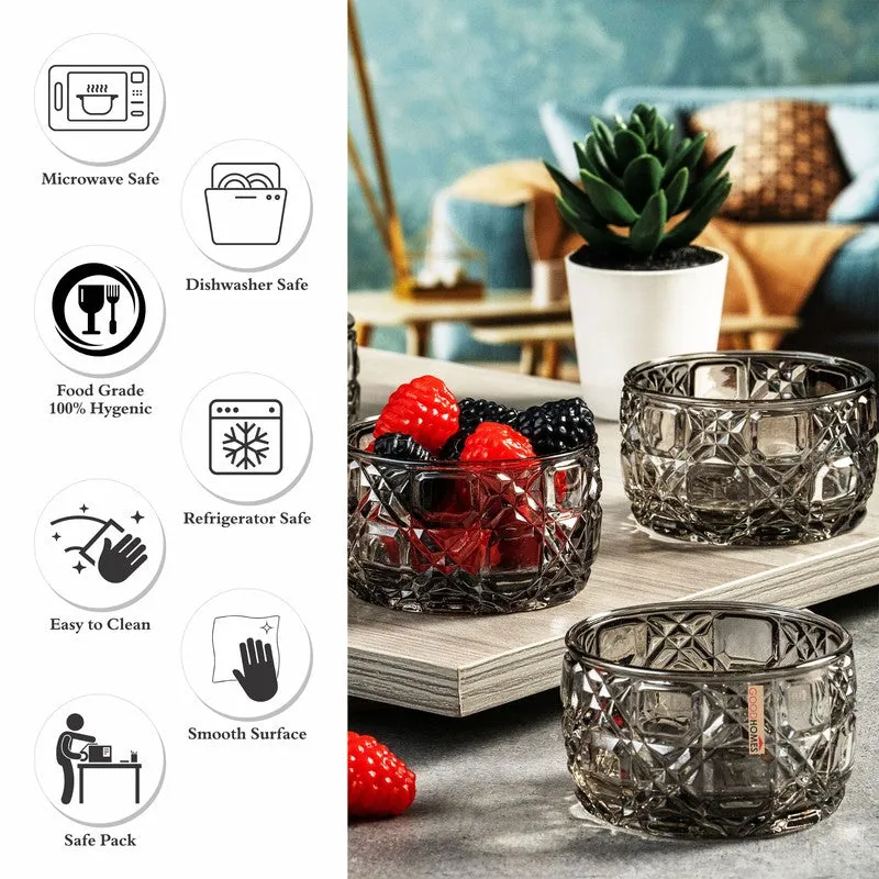 Glass Snack Bowls (130 mL Each) - Set Of Six media 5