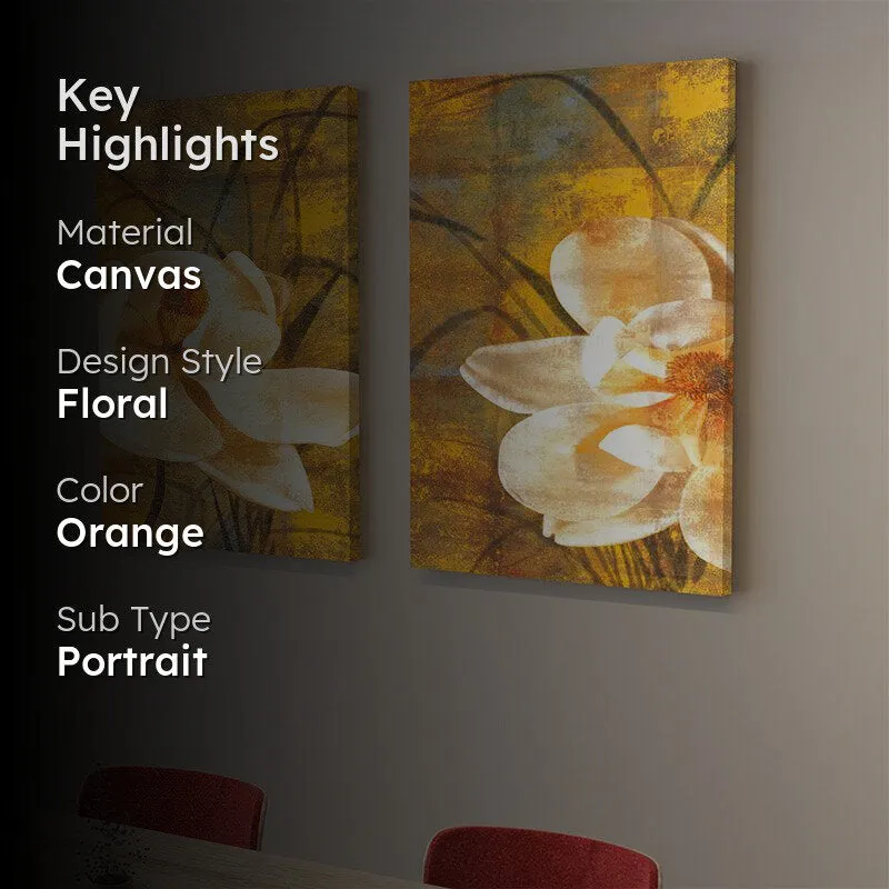 Livo Flora Wall Painting - Set Of Two media 2
