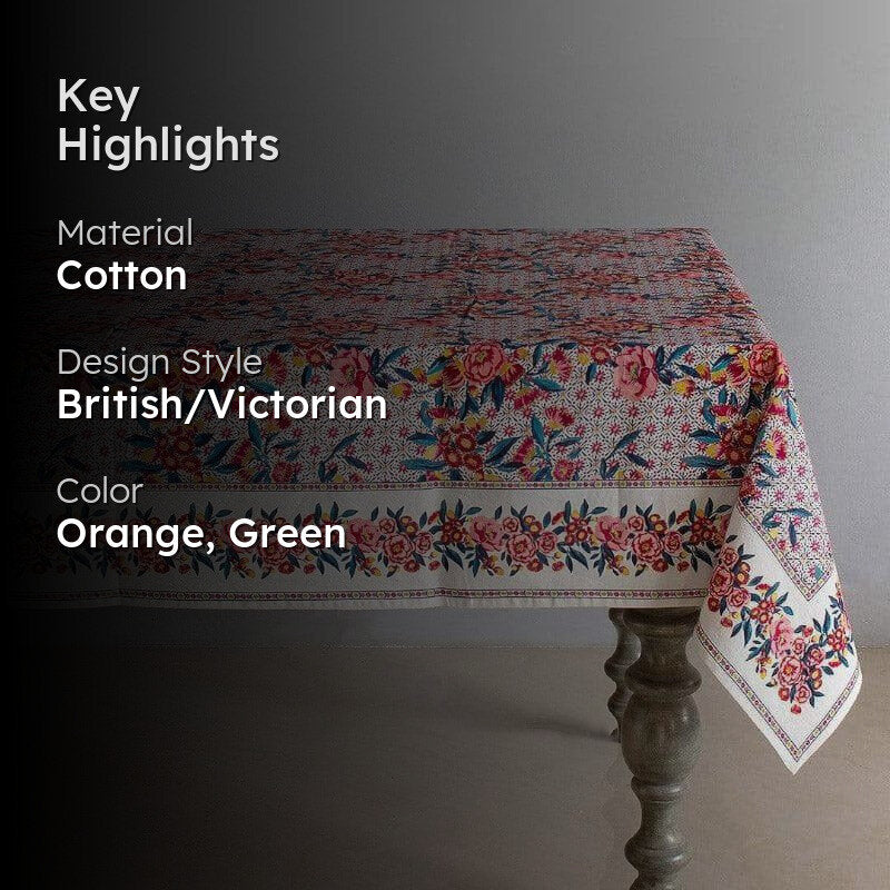 Poppy Petals Table Cover - Eight Seater media 2