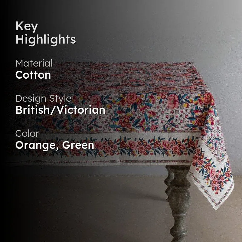 Poppy Petals Table Cover - Eight Seater media 2