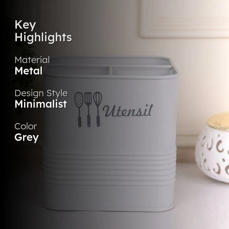 Ferrous Fun Utensil Holder - Grey media 2