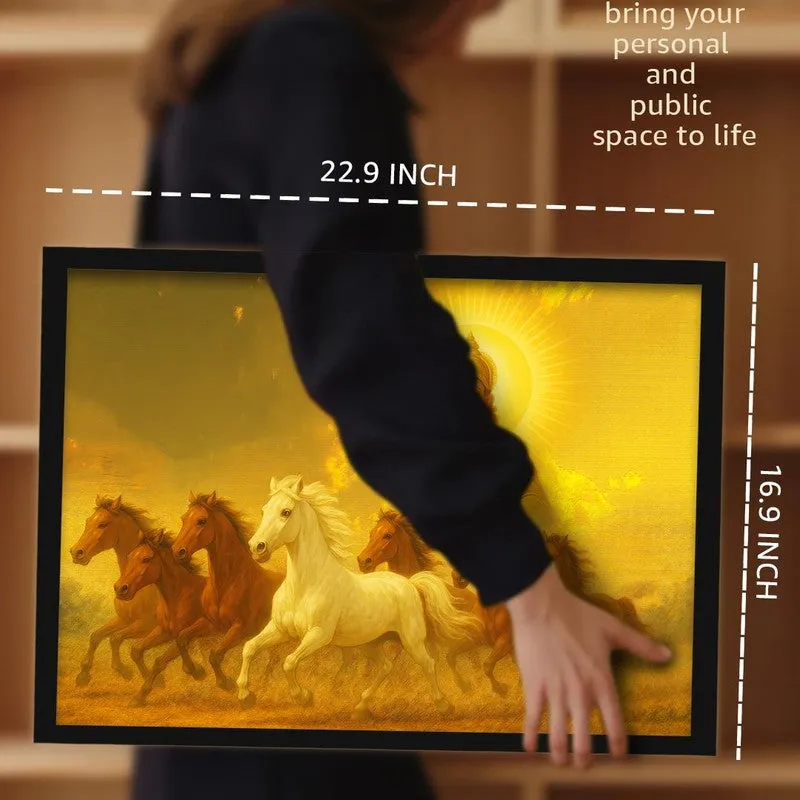 Divine Gallop Wall Art with Frame media 9
