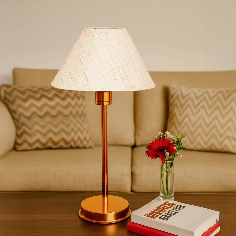 Kavira Ziro Metal Table Lamp - OffWhite media 4
