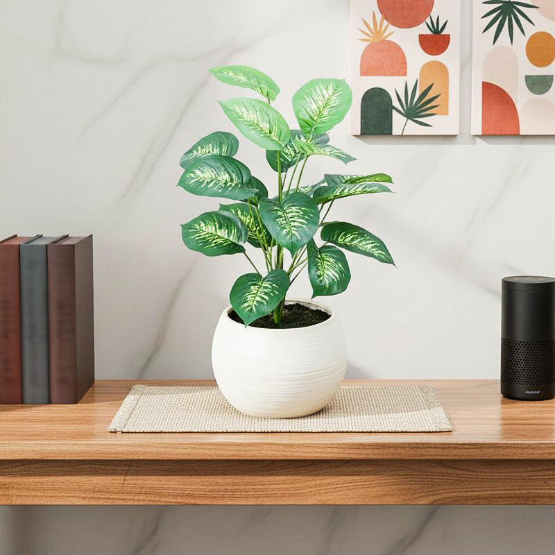 2.3 ft Dieffenbachia Artificial Plant Without Pot