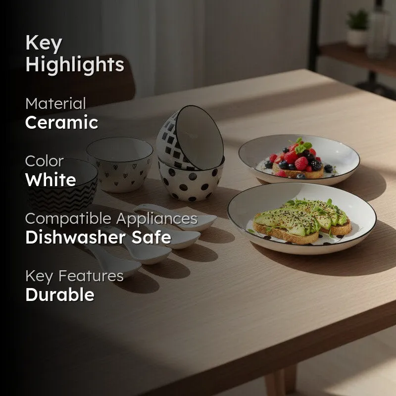 Royal Serve Ceramic Dinner Set - 10 Piece Set media 2