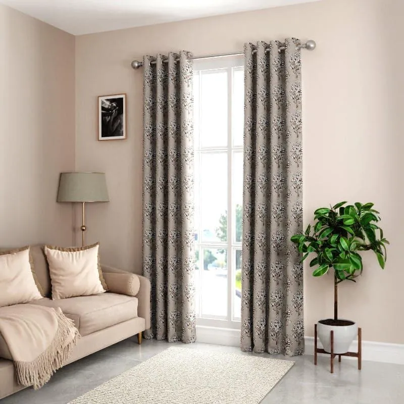 Dipara Floral Curtain - Set Of Two media 1
