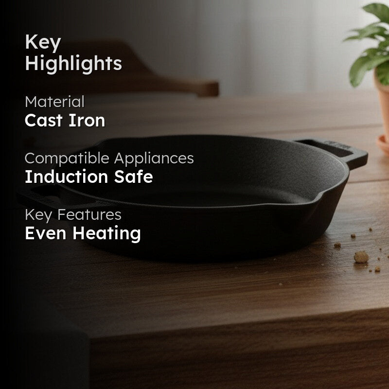 Meyer Cast Iron Frying Pan - 1300 mL/11.2 Inches media 2