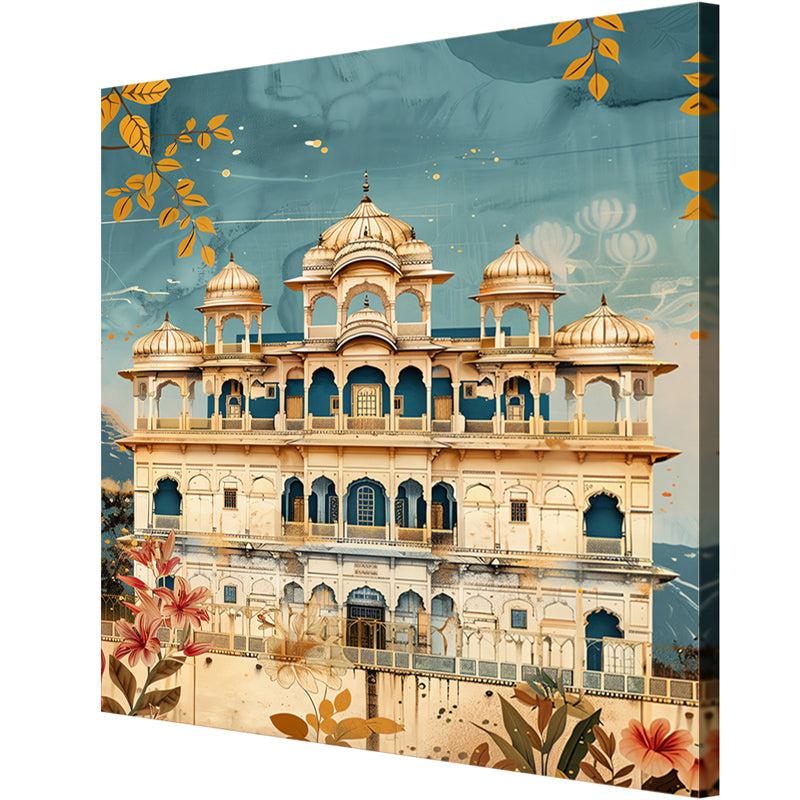 Indian Haveli Wall Painting media 5