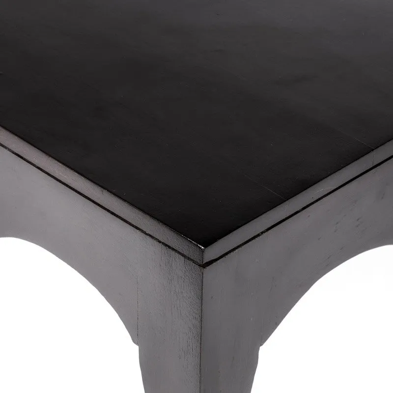 Rervon Sheesham Wooden Center Table - Black media 5