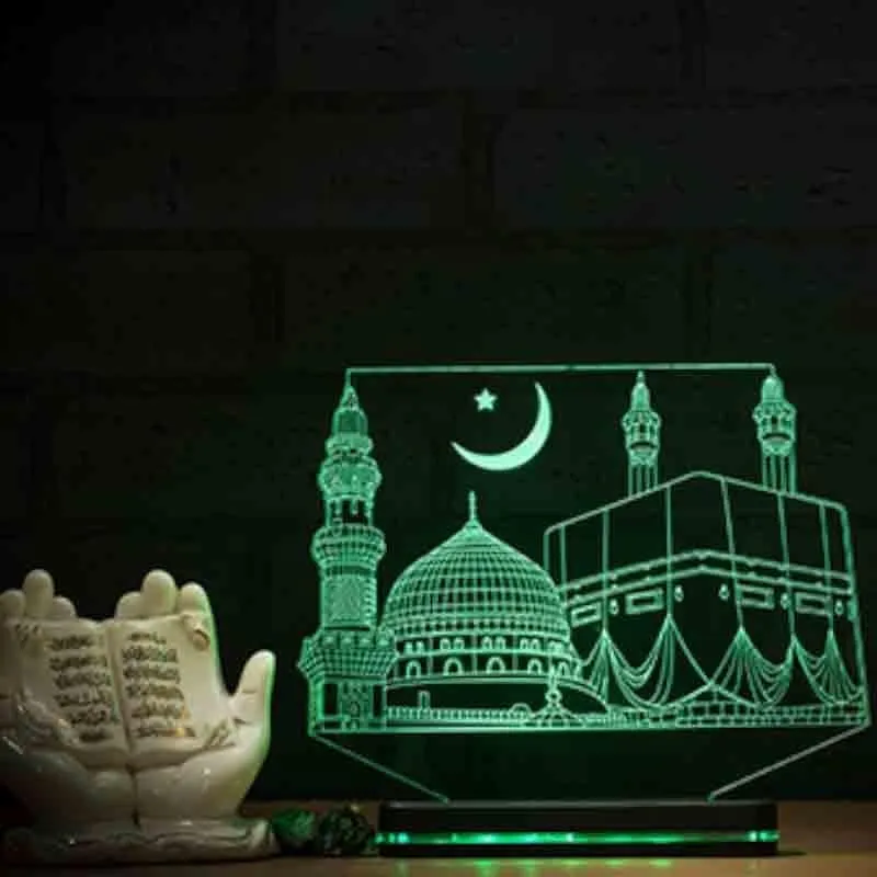 Mecca Madina Acrylic Table Lamp - Transparent media 1