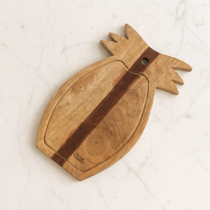 Silvan Ananas Wood Platter media 3