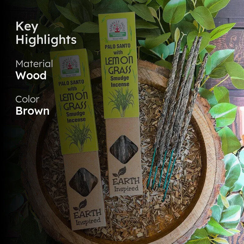 Sugandha Lemongrass Smudge Incense Sticks - Pack Of Two media 2