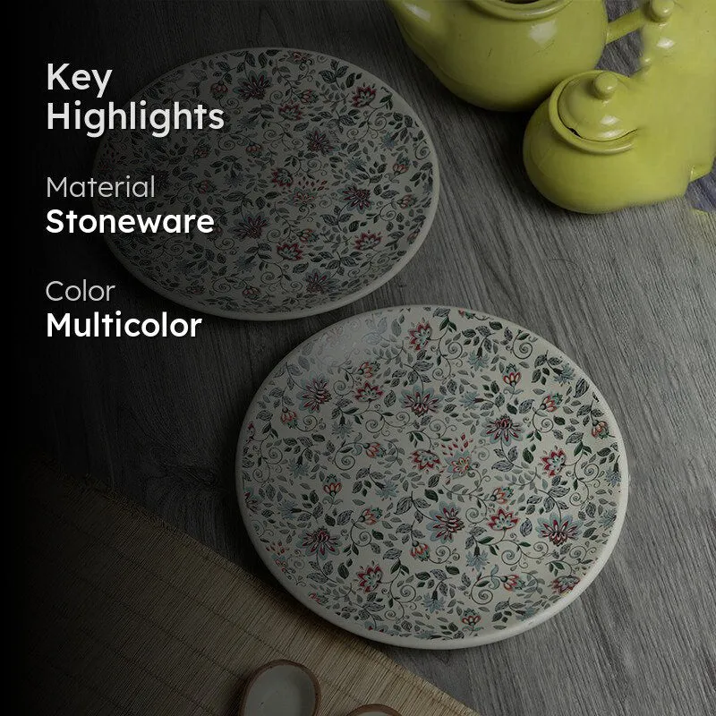 Exora Floral Dinner Plate - Set Of Two media 2