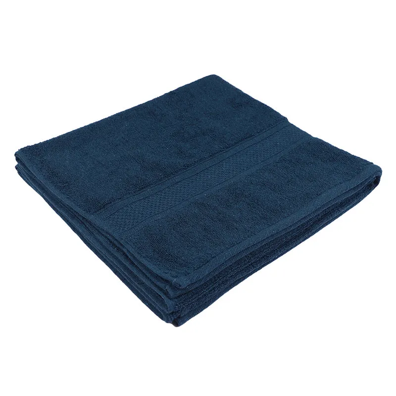 Velvique Cotton Bath Towel - Navy Blue media 3