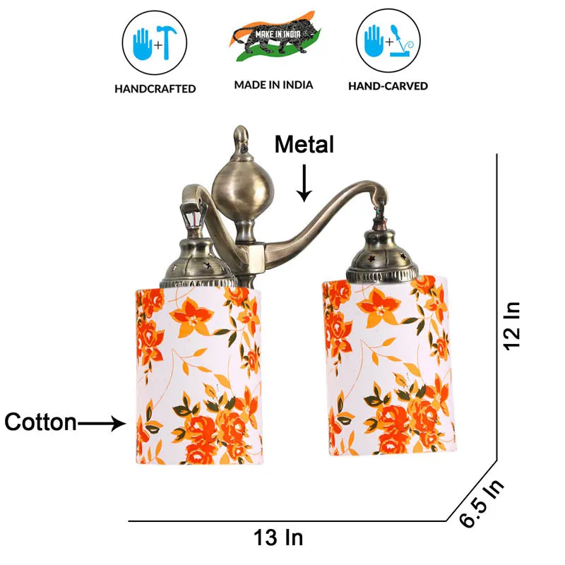 EverGlow Cylindrical Printed Metal Wall Lamp media 7