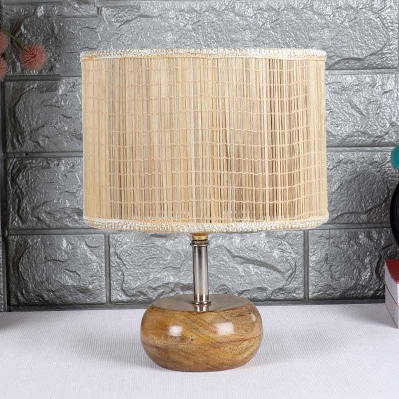 Niro Bamboo Table Lamp - Beige,Brown media 4