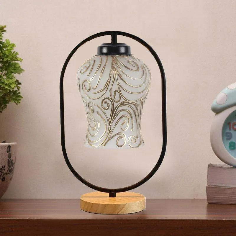 Golden Glare Glass Table Lamp - Multicolor media 3
