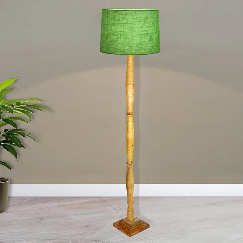 Elfin Bamboo Floor Lamp - Green media 2