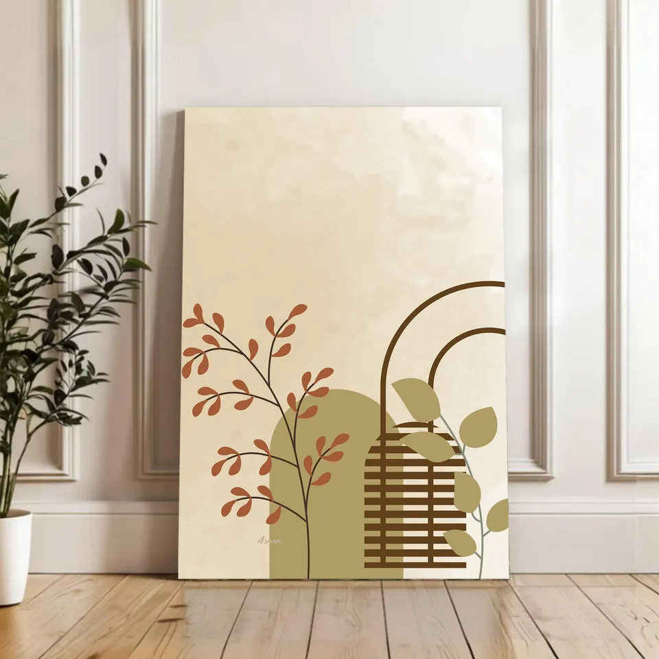 Gypsy Pastel Cotton Canvas Wall Painting media 4