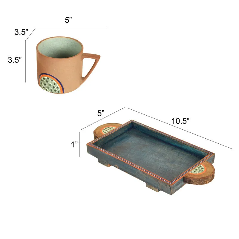 Bhruhanth Tray & Cup (160 ML) - Three Piece Set media 3