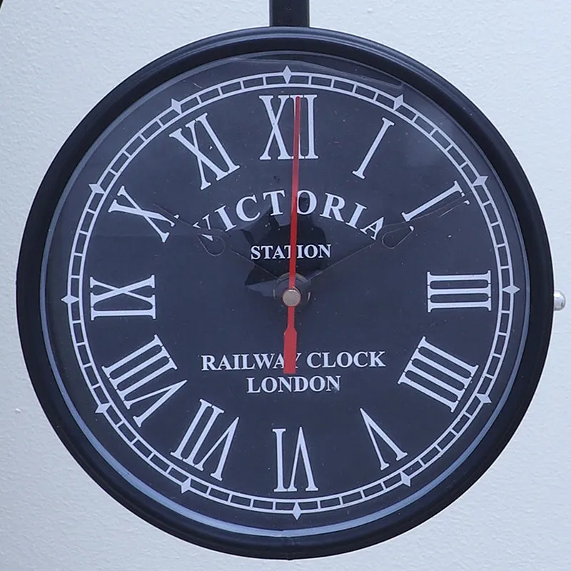 Gothic Hours Iron Wall Clock media 5