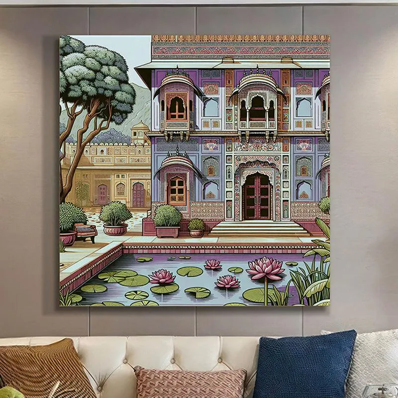 Palace Of Illusion Charm Wall Painting media 1