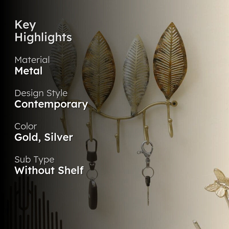 Eulalia Leaf Wall Hook media 2