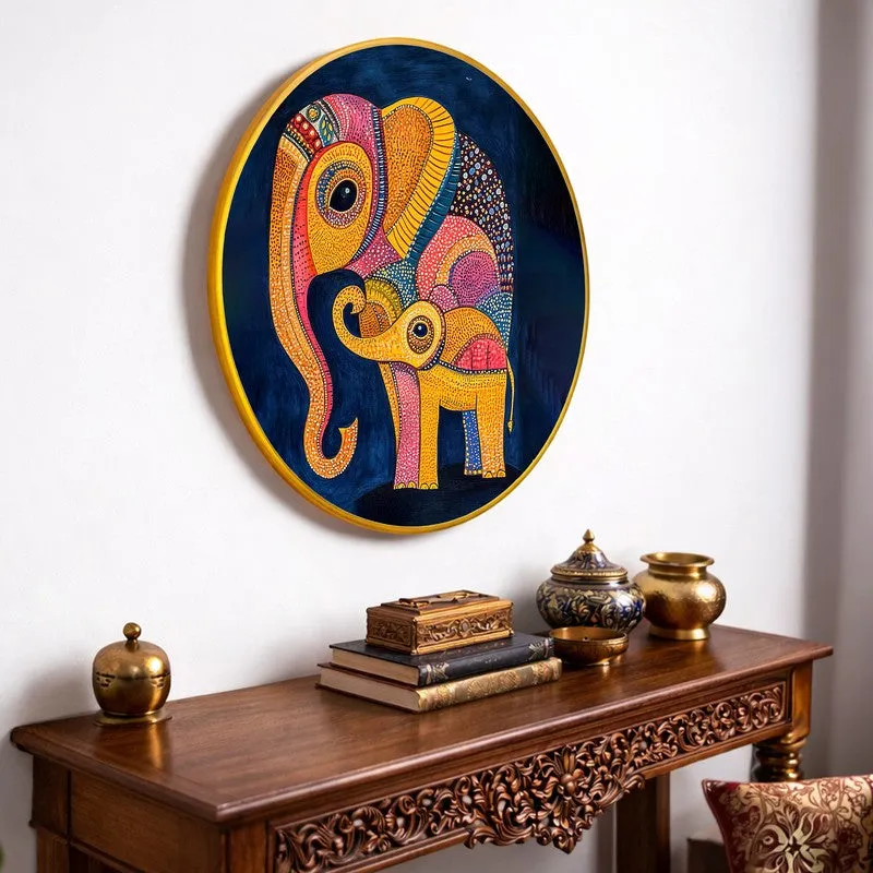 Colorful Elephant Motif Paper Wall Art media 3