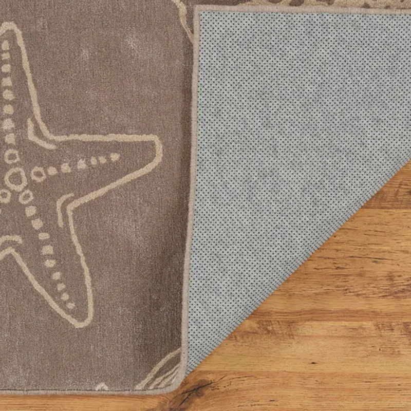 Seashell Hand Tufted Swirl Kids Wool & Nylon Carpet - Taupe media 6