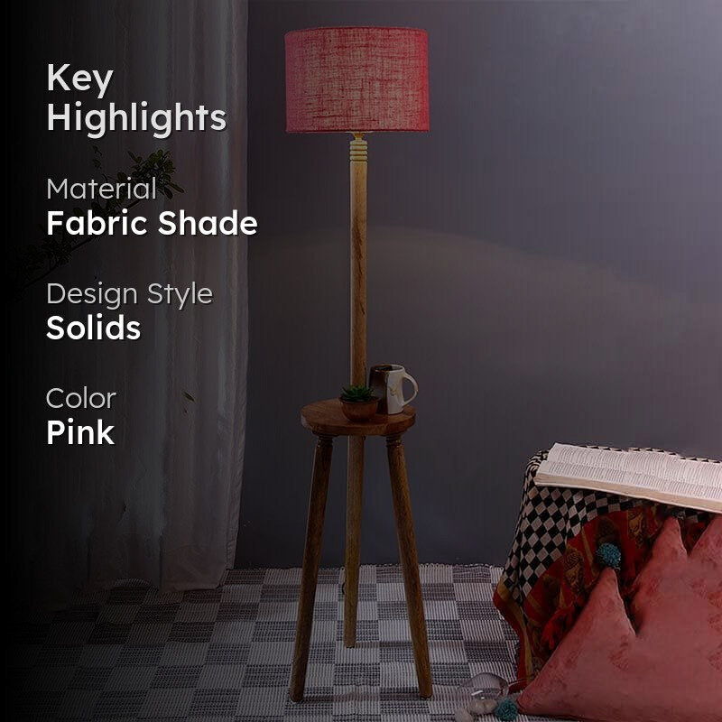 Tripod Floor Lamp - Pink media 2