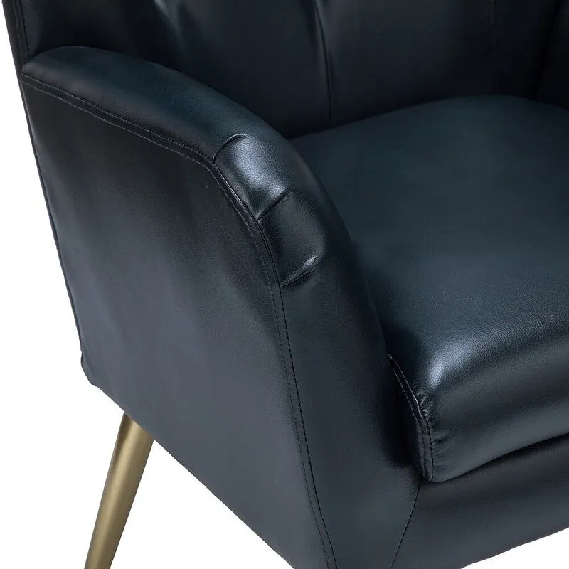 Urbano Neem Wood Lounge Chair - Black media 8