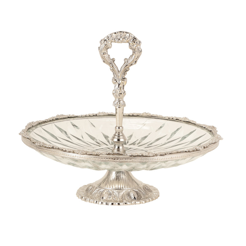 Crystal Charm Cake Stand - Silver media 3