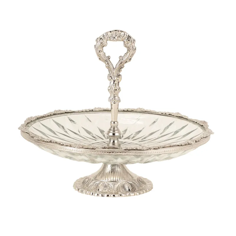 Crystal Charm Cake Stand - Silver media 3